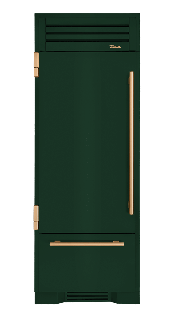 Refrigerator with Bottom Freezer, Left Hinged, Emerald, Gold Hardware TR30RBFLSSA086H08