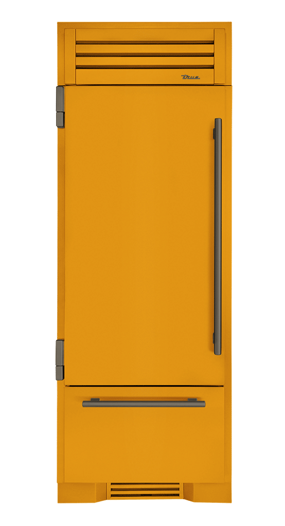 Refrigerator with Bottom Freezer, Left Hinged, Saffron, Pewter Hardware TR30RBFLSSA103H05