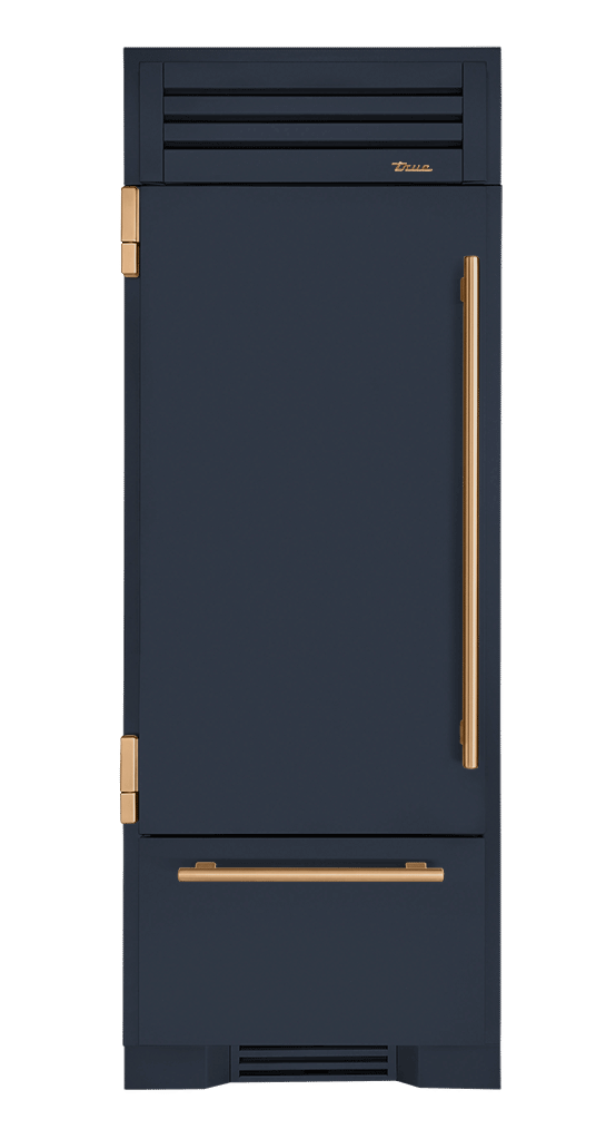 Refrigerator with Bottom Freezer, Left Hinged, Juniper, Gold Hardware TR30RBFLSSA104H08