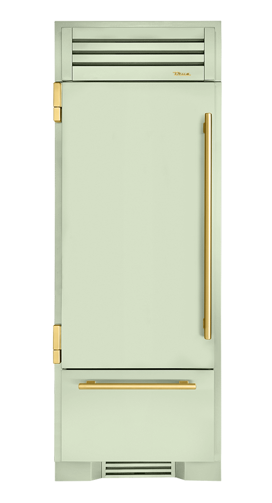 Refrigerator with Bottom Freezer, Left Hinged, Sage, Brass Hardware TR30RBFLSSA129H01