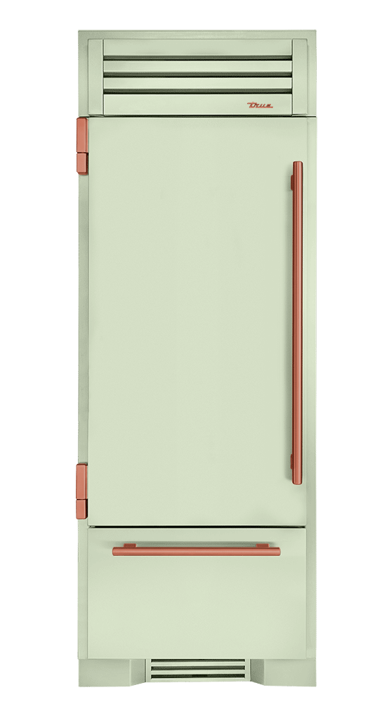 Refrigerator with Bottom Freezer, Left Hinged, Sage, Copper Hardware TR30RBFLSSA129H03