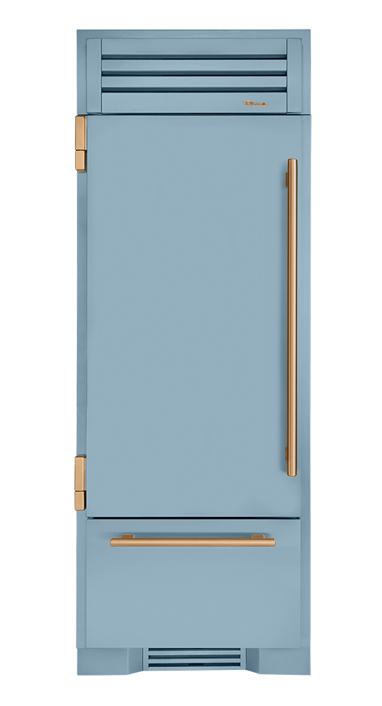 Refrigerator with Bottom Freezer, Left Hinged, Bluestone, Gold Hardware TR30RBFLSSA152H08