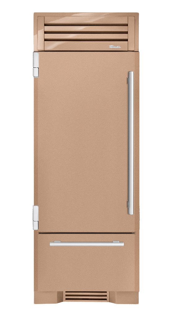 Refrigerator with Bottom Freezer, Left Hinged, Champagne, Chrome Hardware TR30RBFLSSA179H02