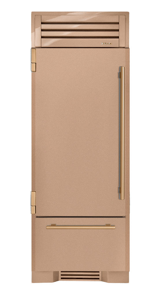 Refrigerator with Bottom Freezer, Left Hinged, Champagne, Gold Hardware TR30RBFLSSA179H08