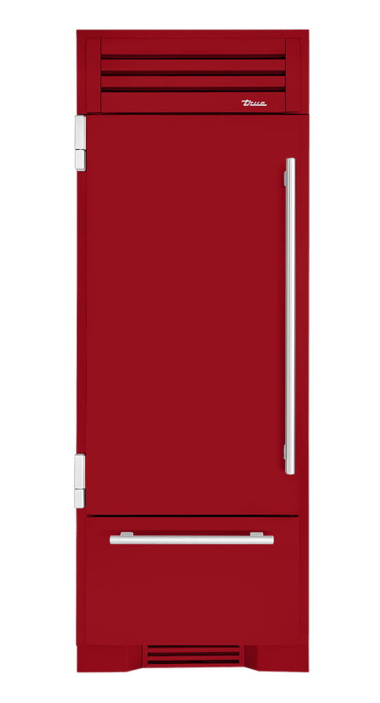 Refrigerator with Bottom Freezer, Left Hinged, Crimson, Chrome Hardware TR30RBFLSSA193H02
