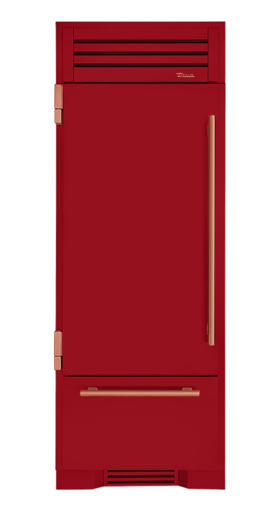 Refrigerator with Bottom Freezer, Left Hinged, Crimson, Copper Hardware TR30RBFLSSA193H03