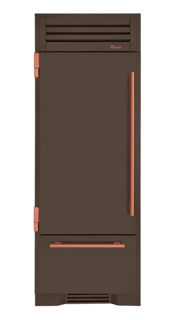 Refrigerator with Bottom Freezer, Left Hinged, Espresso, Copper Hardware TR30RBFLSSA305H03