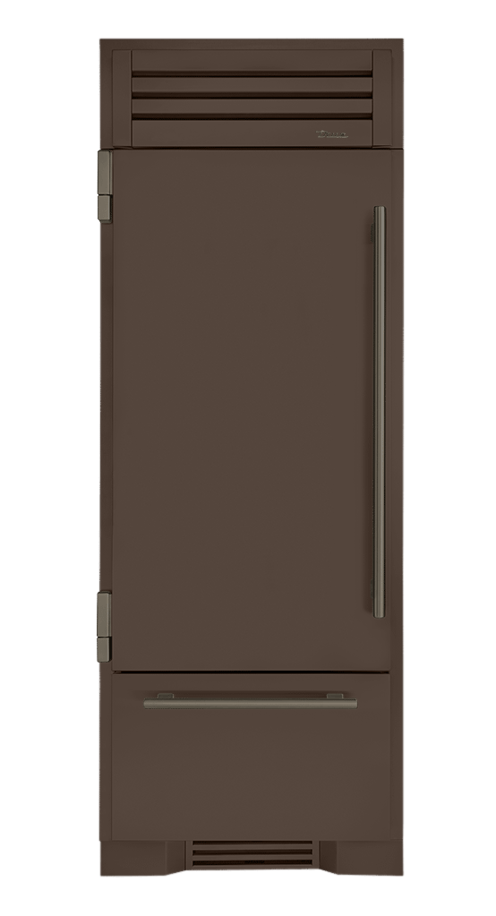Refrigerator with Bottom Freezer, Left Hinged, Espresso, Pewter Hardware TR30RBFLSSA305H05