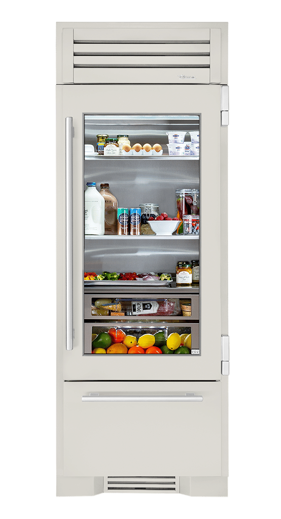 Refrigerator with Bottom Freezer, Right Hinged, Antique White, Chrome Hardware TR30RBFRSGA050H02