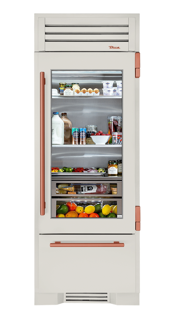 Refrigerator with Bottom Freezer, Right Hinged, Antique White, Copper Hardware TR30RBFRSGA050H03