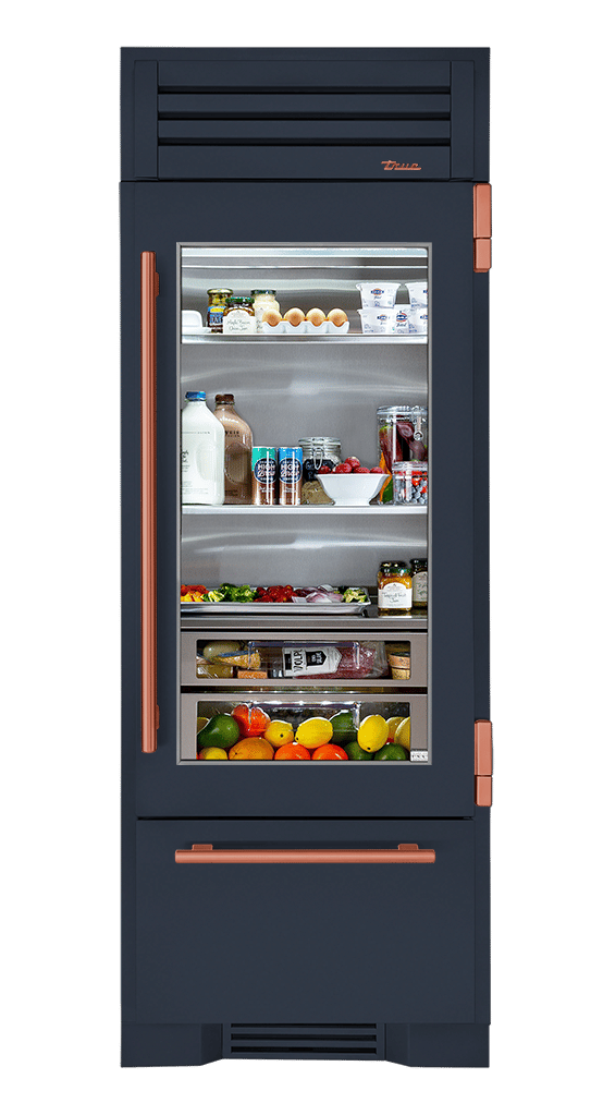 Refrigerator with Bottom Freezer, Right Hinged, Juniper, Copper Hardware TR30RBFRSGA104H03