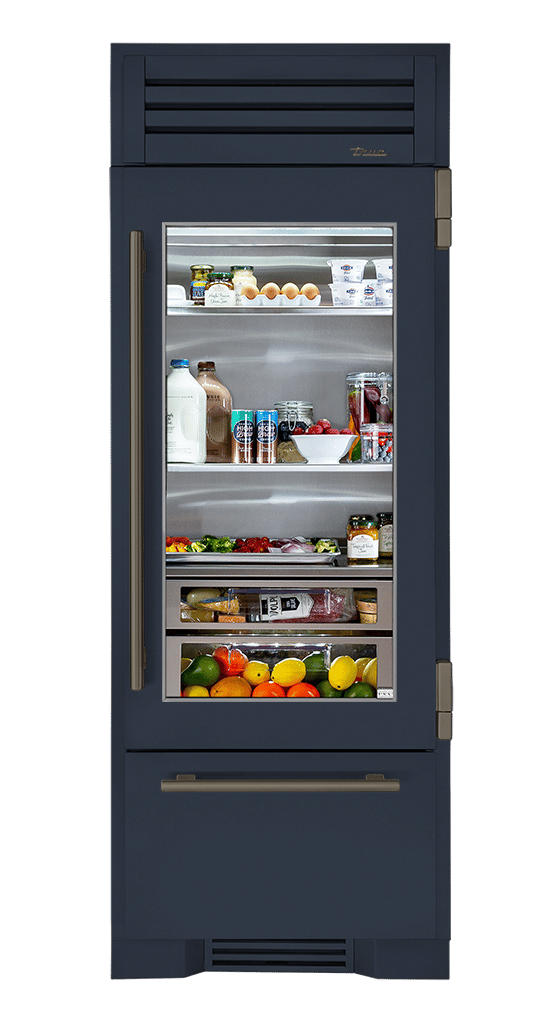 Refrigerator with Bottom Freezer, Right Hinged, Juniper, Pewter Hardware TR30RBFRSGA104H05