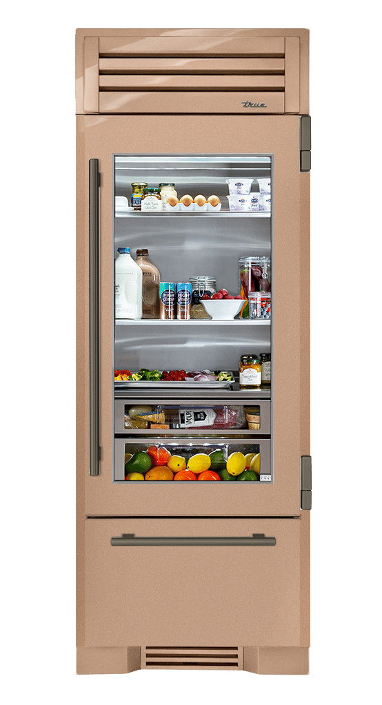 Refrigerator with Bottom Freezer, Right Hinged, Champagne, Pewter Hardware TR30RBFRSGA179H05