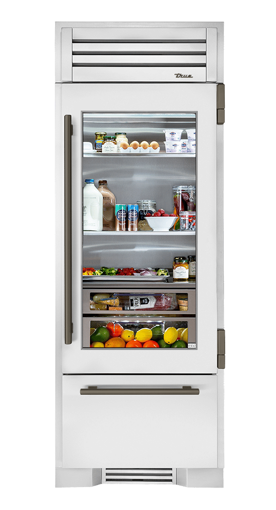 Refrigerator with Bottom Freezer, Right Hinged, Pewter Hardware TR30RBFRSGAH05