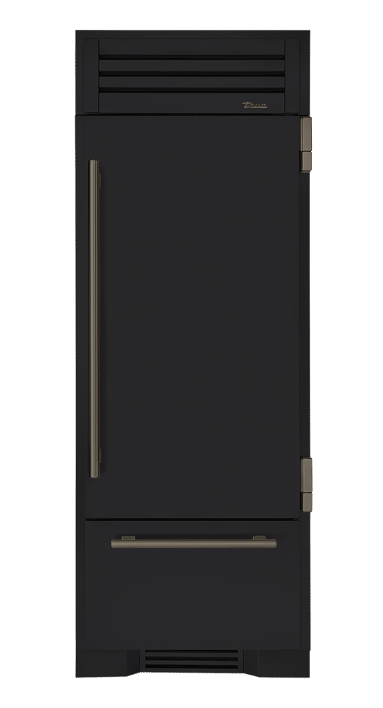 Refrigerator with Bottom Freezer, Right Hinged, Matte Black, Pewter Hardware TR30RBFRSSA027H05