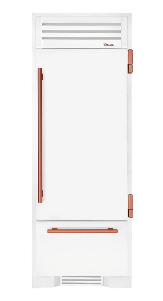 Refrigerator with Bottom Freezer, Right Hinged, Matte White, Copper Hardware TR30RBFRSSA030H03