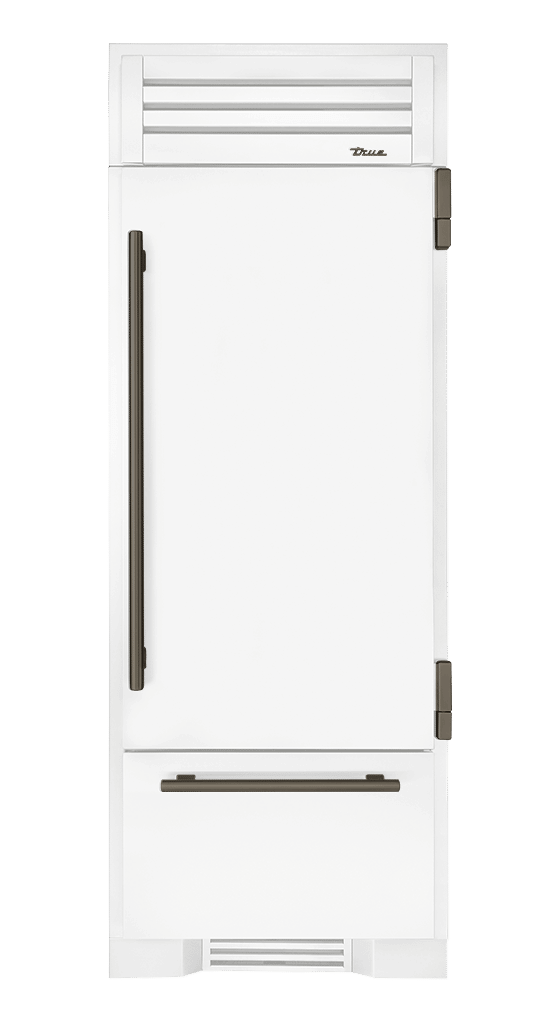 Refrigerator with Bottom Freezer, Right Hinged, Matte White, Pewter Hardware TR30RBFRSSA030H05