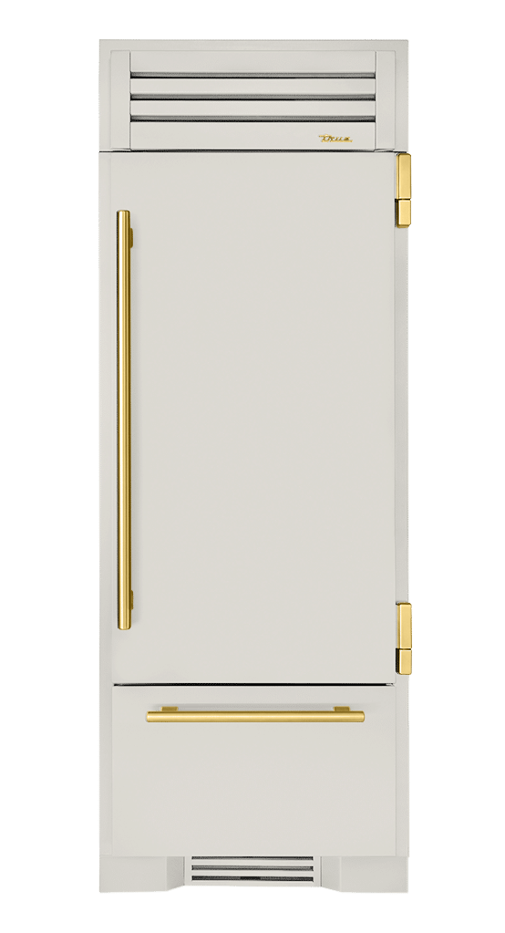 Refrigerator with Bottom Freezer, Right Hinged, Antique White, Brass Hardware TR30RBFRSSA050H01