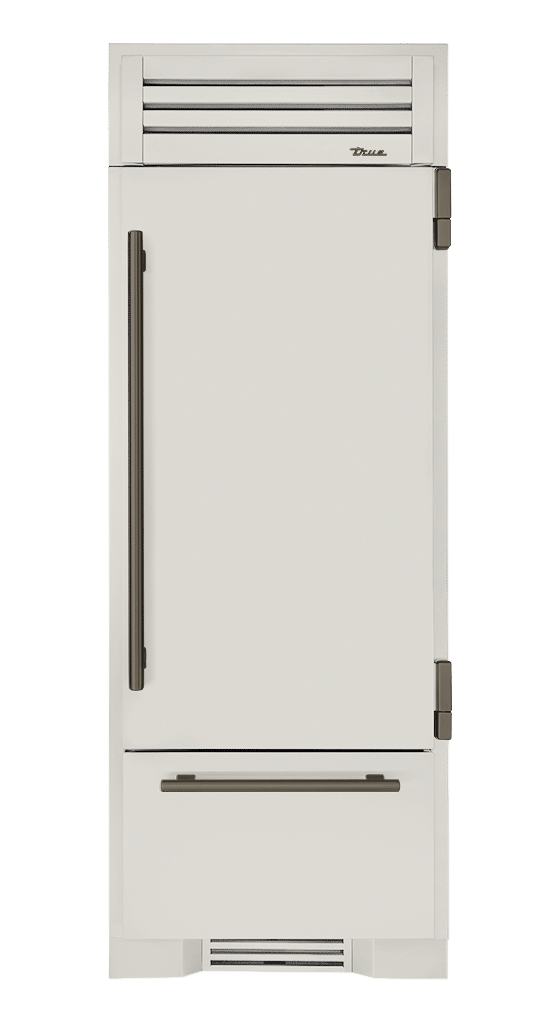 Refrigerator with Bottom Freezer, Right Hinged, Antique White, Pewter Hardware TR30RBFRSSA050H05