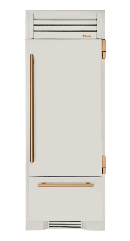Refrigerator with Bottom Freezer, Right Hinged, Antique White, Gold Hardware TR30RBFRSSA050H08