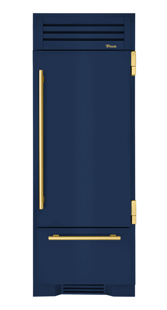 Refrigerator with Bottom Freezer, Right Hinged, Cobalt, Brass Hardware TR30RBFRSSA078H01