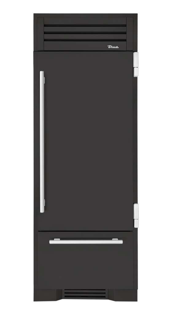 Refrigerator with Bottom Freezer, Right Hinged, Ultra Matte Black, Chrome Hardware TR30RBFRSSA085H02