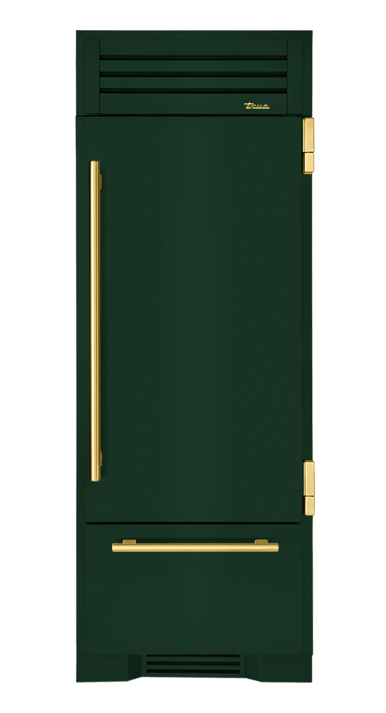 Refrigerator with Bottom Freezer, Right Hinged, Emerald, Brass Hardware TR30RBFRSSA086H01