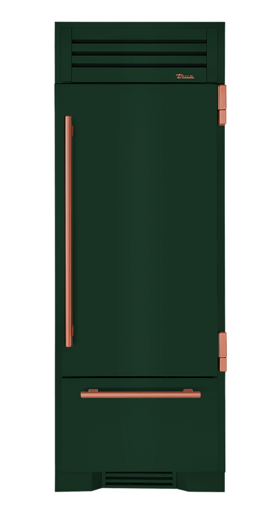 Refrigerator with Bottom Freezer, Right Hinged, Emerald, Copper Hardware TR30RBFRSSA086H03