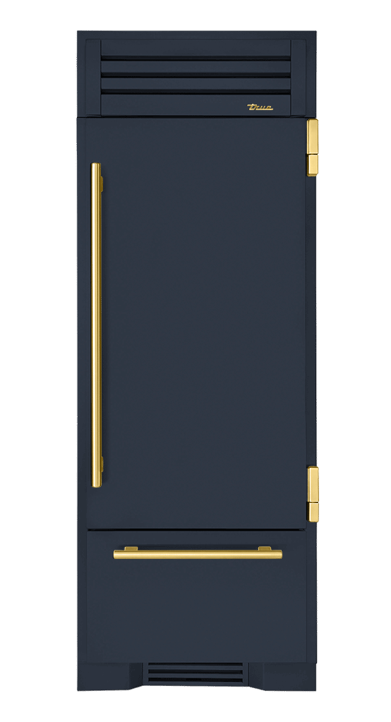 Refrigerator with Bottom Freezer, Right Hinged, Juniper, Brass Hardware TR30RBFRSSA104H01