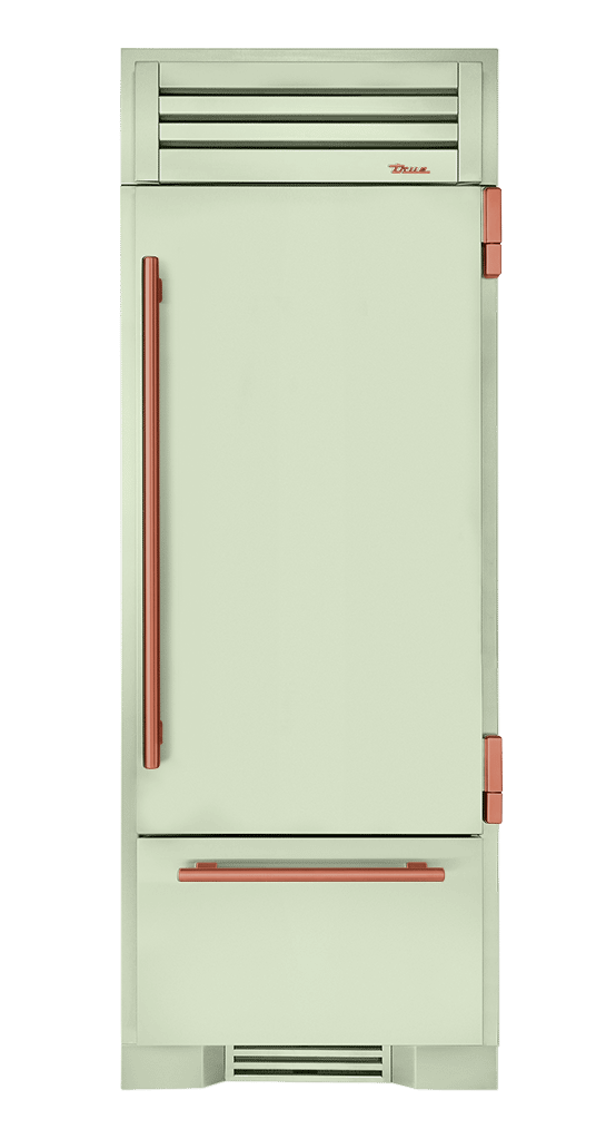 Refrigerator with Bottom Freezer, Right Hinged, Sage, Copper Hardware TR30RBFRSSA129H03