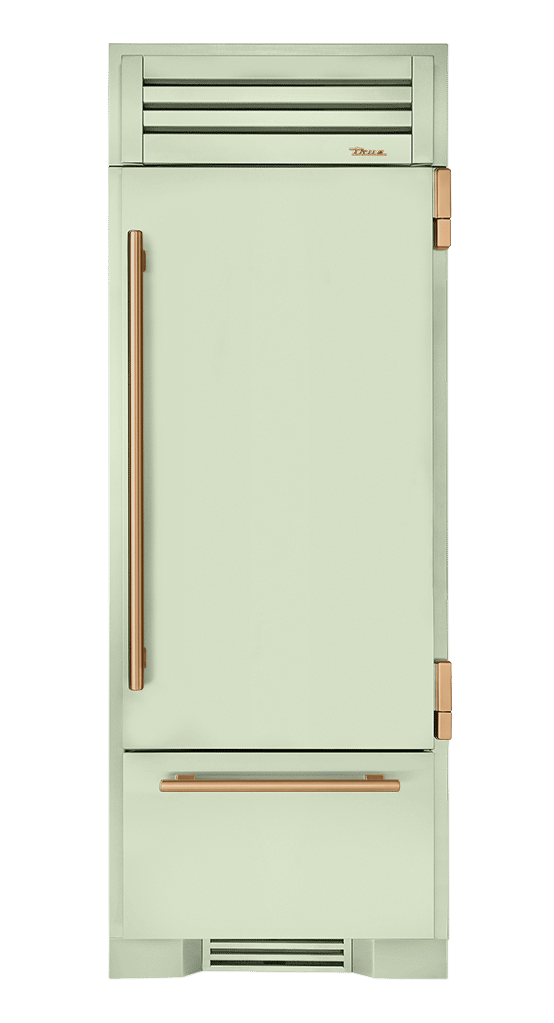 Refrigerator with Bottom Freezer, Right Hinged, Sage, Gold Hardware TR30RBFRSSA129H08
