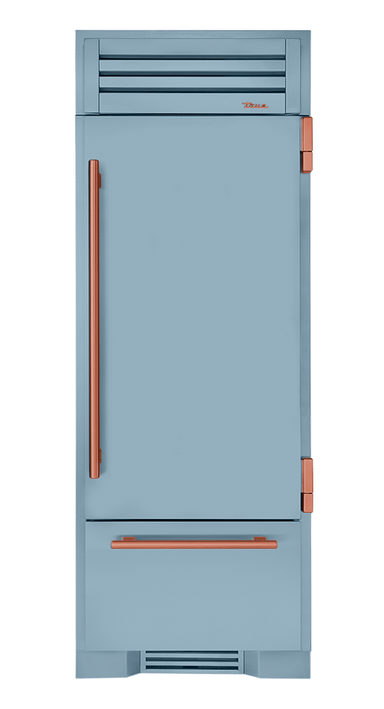 Refrigerator with Bottom Freezer, Right Hinged, Bluestone, Copper Hardware TR30RBFRSSA152H03