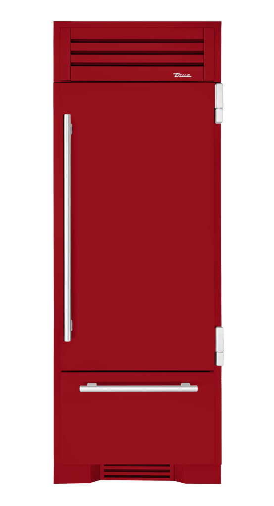 Refrigerator with Bottom Freezer, Right Hinged, Crimson, Chrome Hardware TR30RBFRSSA193H02