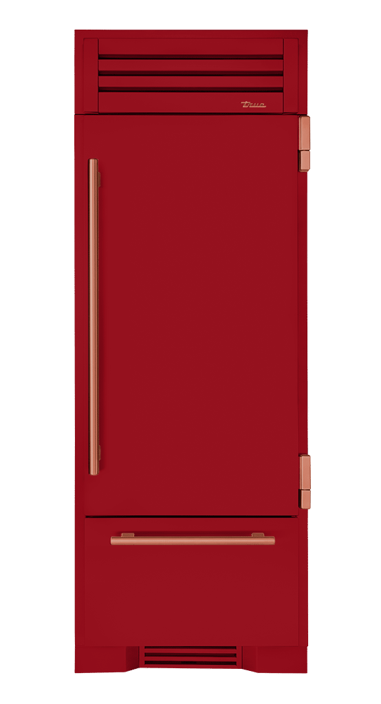 Refrigerator with Bottom Freezer, Right Hinged, Crimson, Copper Hardware TR30RBFRSSA193H03