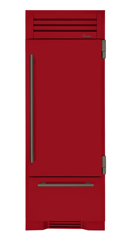Refrigerator with Bottom Freezer, Right Hinged, Crimson, Pewter Hardware TR30RBFRSSA193H05