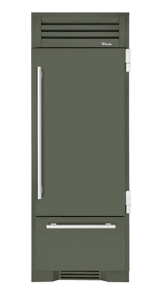 Refrigerator with Bottom Freezer, Right Hinged, Olive, Chrome Hardware TR30RBFRSSA238H02