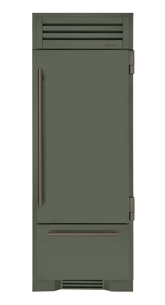 Refrigerator with Bottom Freezer, Right Hinged, Olive, Pewter Hardware TR30RBFRSSA238H05