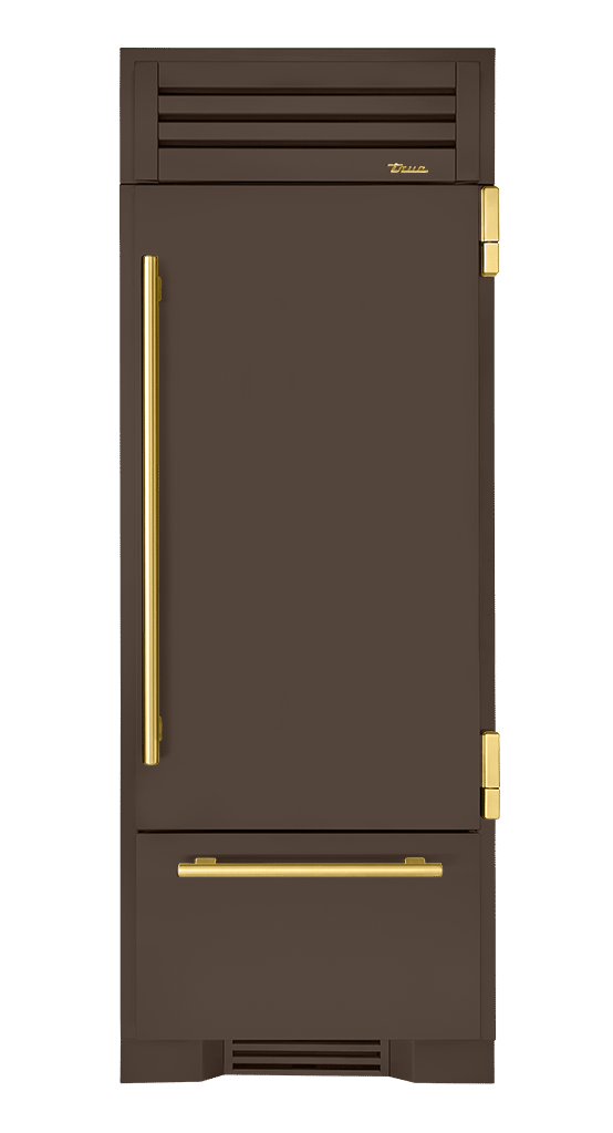 Refrigerator with Bottom Freezer, Right Hinged, Espresso, Brass Hardware TR30RBFRSSA305H01