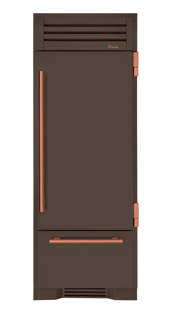 Refrigerator with Bottom Freezer, Right Hinged, Espresso, Copper Hardware TR30RBFRSSA305H03