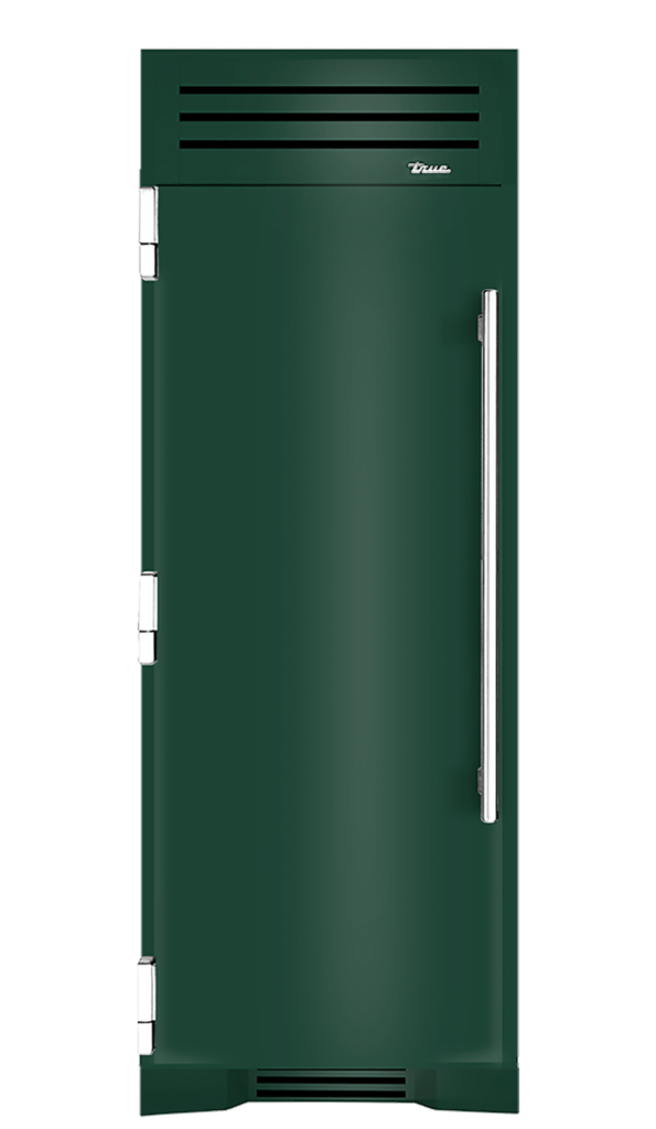 Refrigerator Column, Left Hinged, Emerald, Chrome Hardware TR30REFLSSC086H02