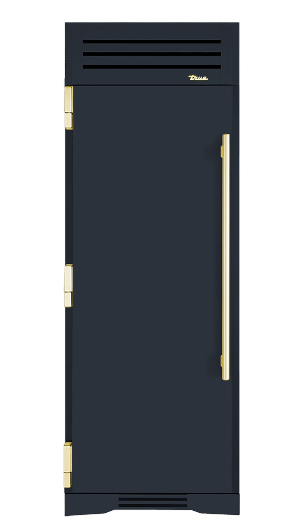 Refrigerator Column, Left Hinged, Juniper, Brass Hardware TR30REFLSSC104H01