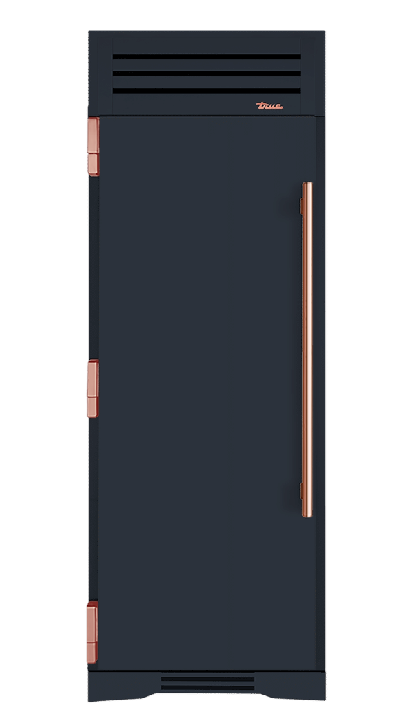 Refrigerator Column, Left Hinged, Juniper, Copper Hardware TR30REFLSSC104H03