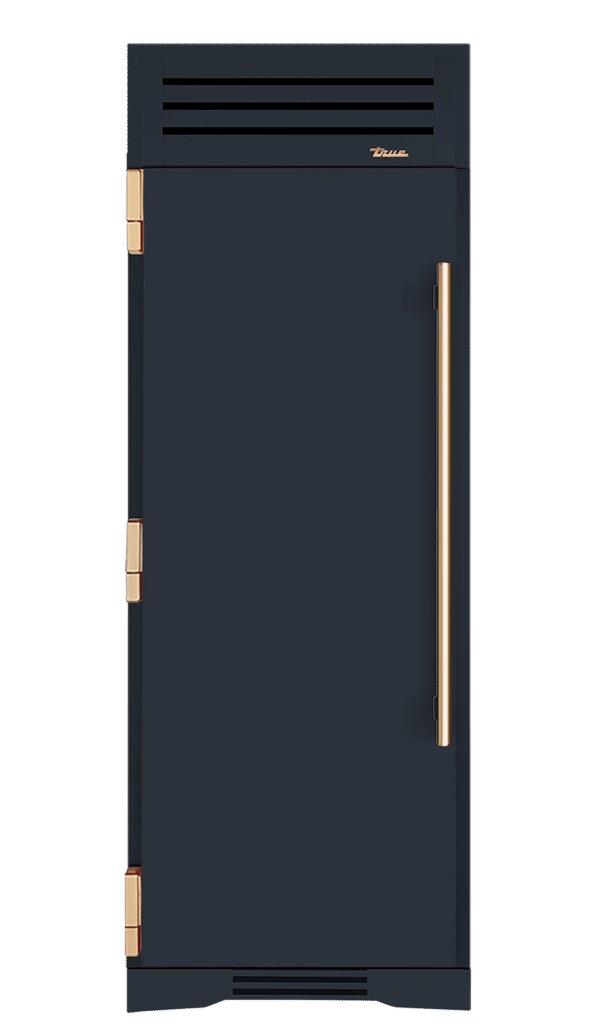 Refrigerator Column, Left Hinged, Juniper, Gold Hardware TR30REFLSSC104H08