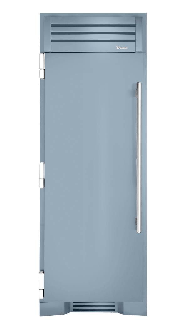 Refrigerator Column, Left Hinged, Bluestone, Chrome Hardware TR30REFLSSC152H02