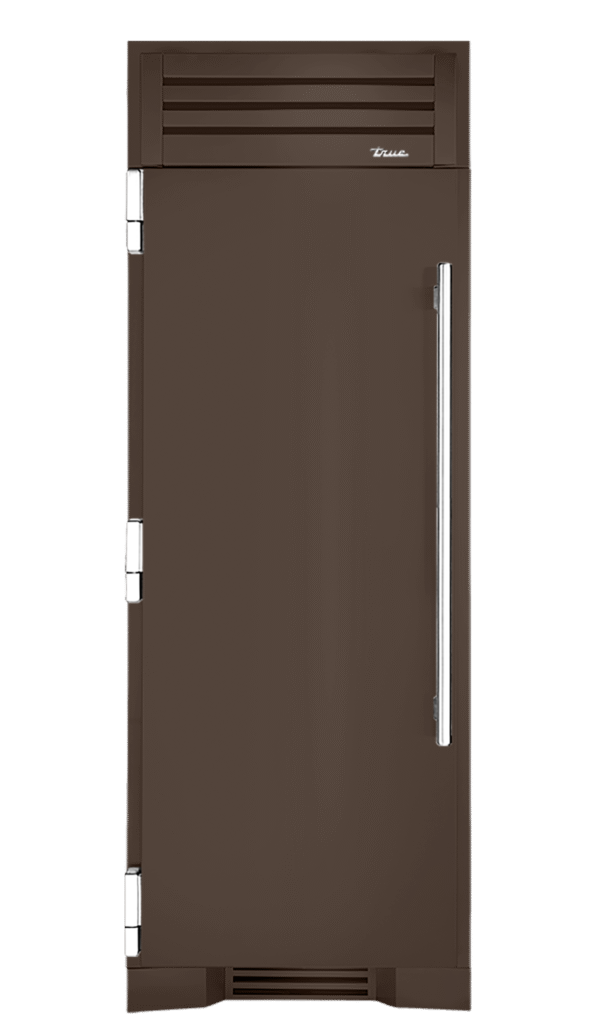 Refrigerator Column, Left Hinged, Espresso, Chrome Hardware TR30REFLSSC305H02
