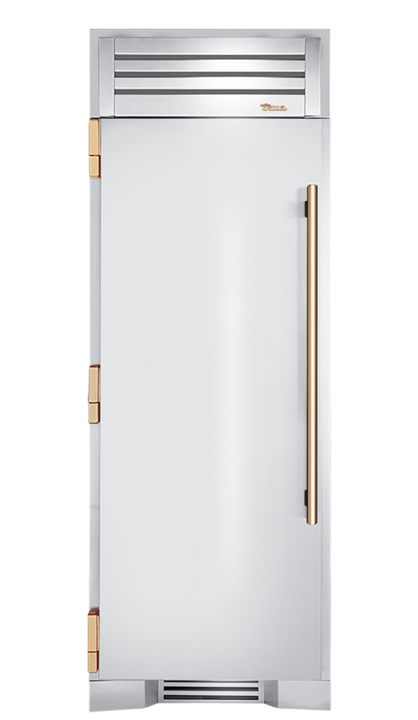 Refrigerator Column, Left Hinged, Color Match, Gold Hardware TR30REFLSSCXXXH08
