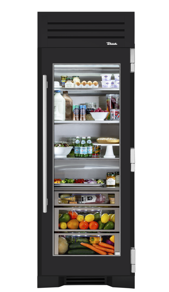 Refrigerator Column, Right Hinged, Matte Black TR30REFRSGC027H04