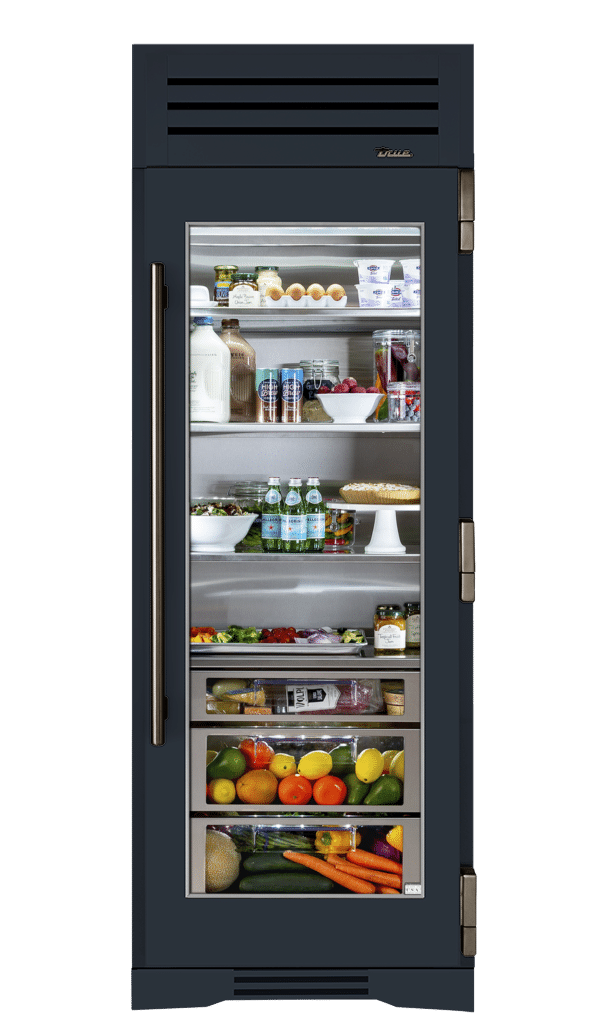 Refrigerator Column, Right Hinged, Juniper, Pewter Hardware TR30REFRSGC104H05