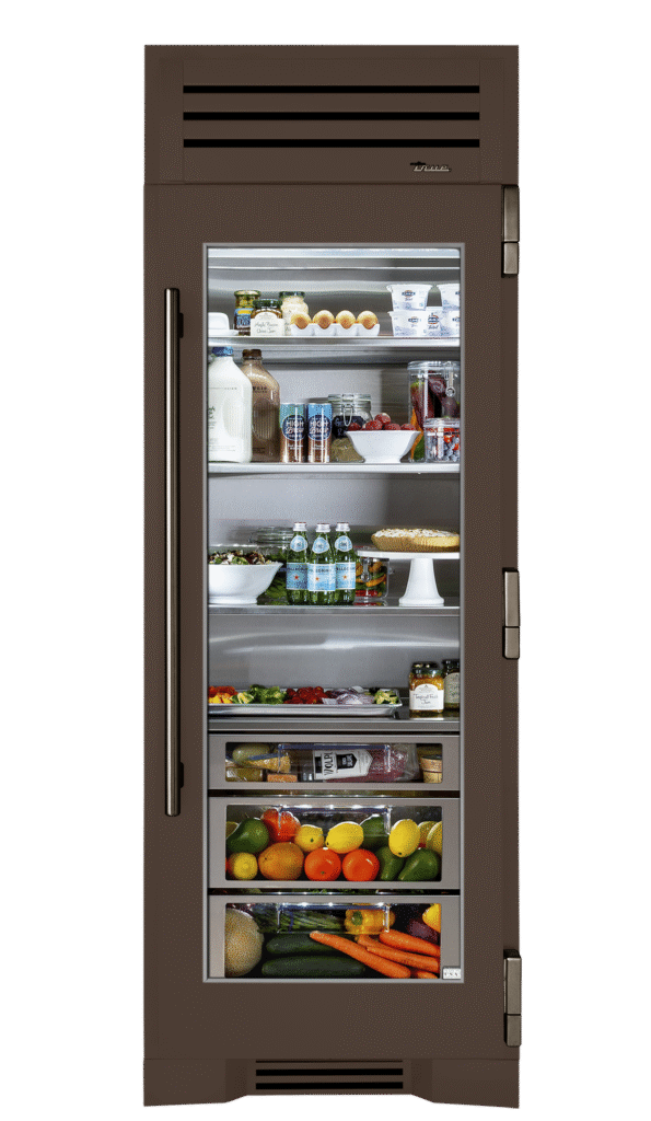 Refrigerator Column, Right Hinged, Espresso, Pewter Hardware TR30REFRSGC305H05