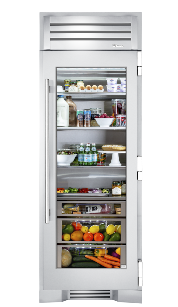 Refrigerator Column, Right Hinged, Chrome Hardware TR30REFRSGCH02